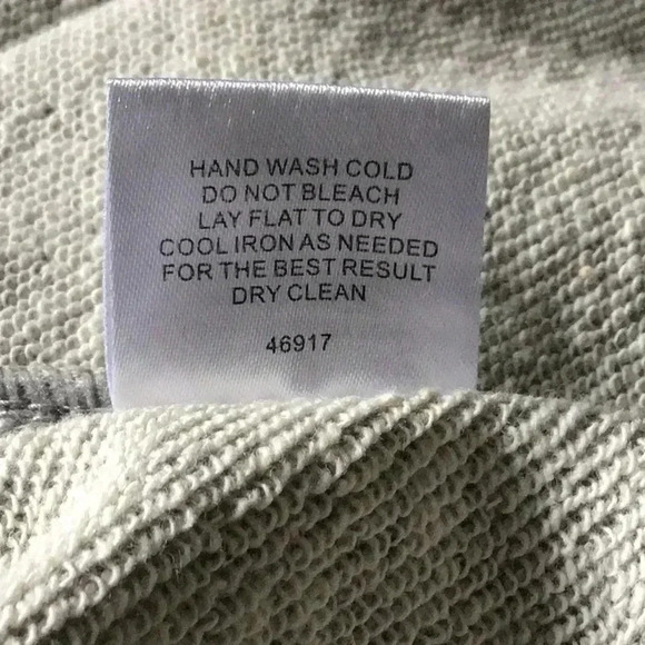 Romeo & Juliet Sweatshirt Gray Distressed Tie Side - Picture 11 of 12